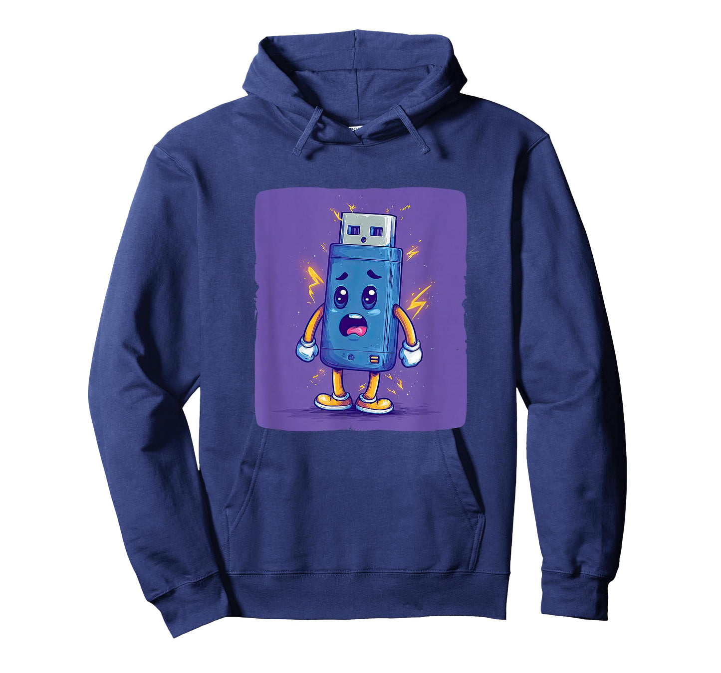 Cool Electric USB Graphic Costume T-Shirt