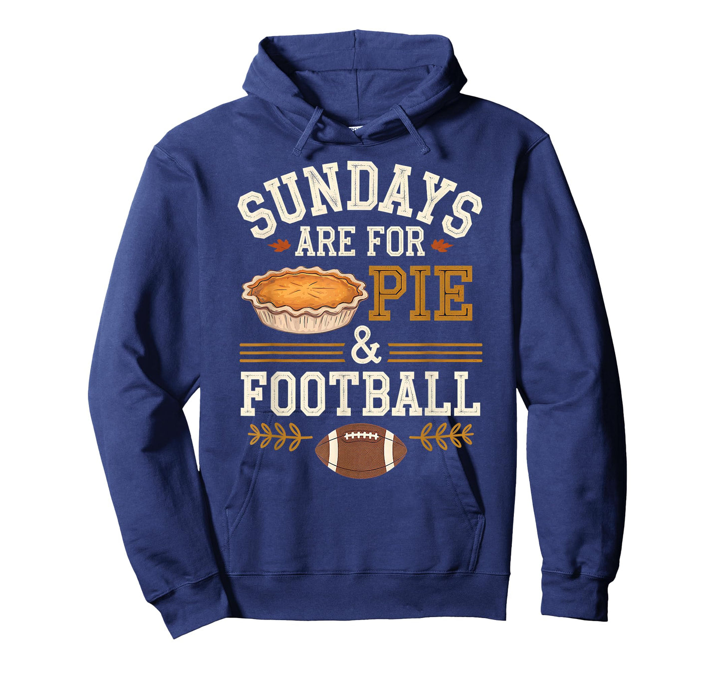 Sundays are for Pie & Football - Vintage Fall Design T-Shirt