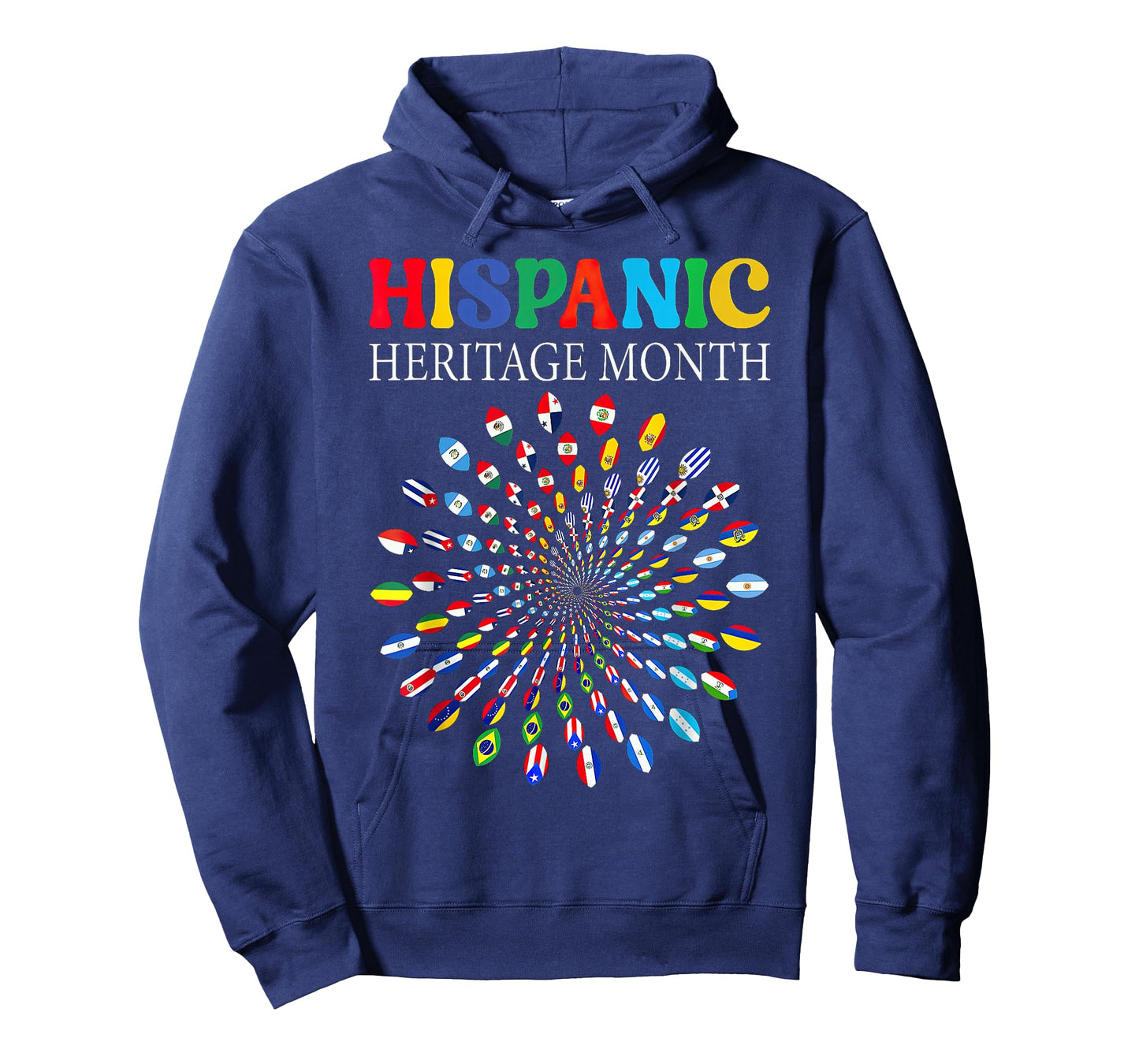 National Hispanic Heritage Month All Latin Countries Flags T-Shirt