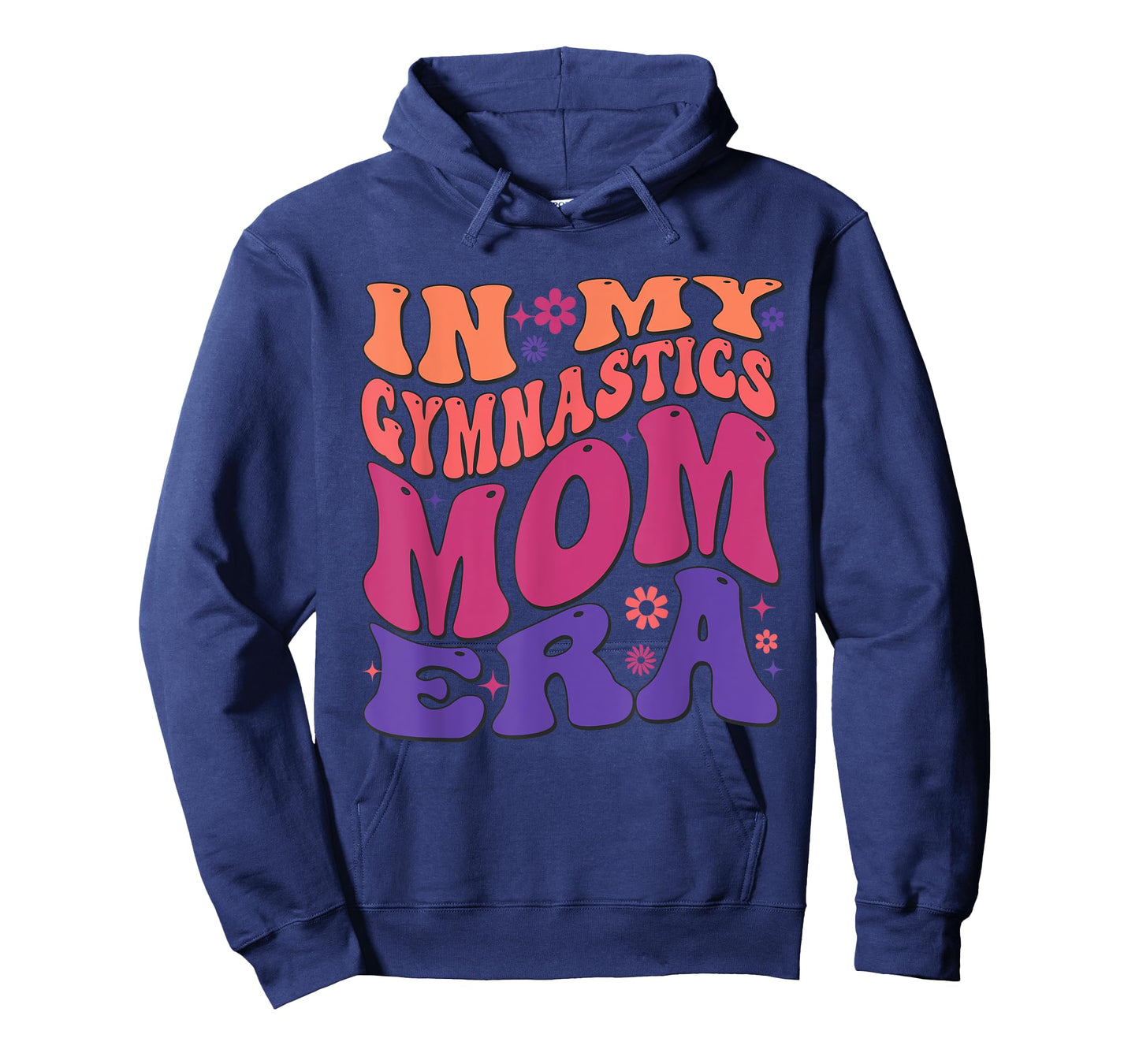 In My Gymnastics Mom Era Mama Cheer Retro Vintage Groovy T-Shirt
