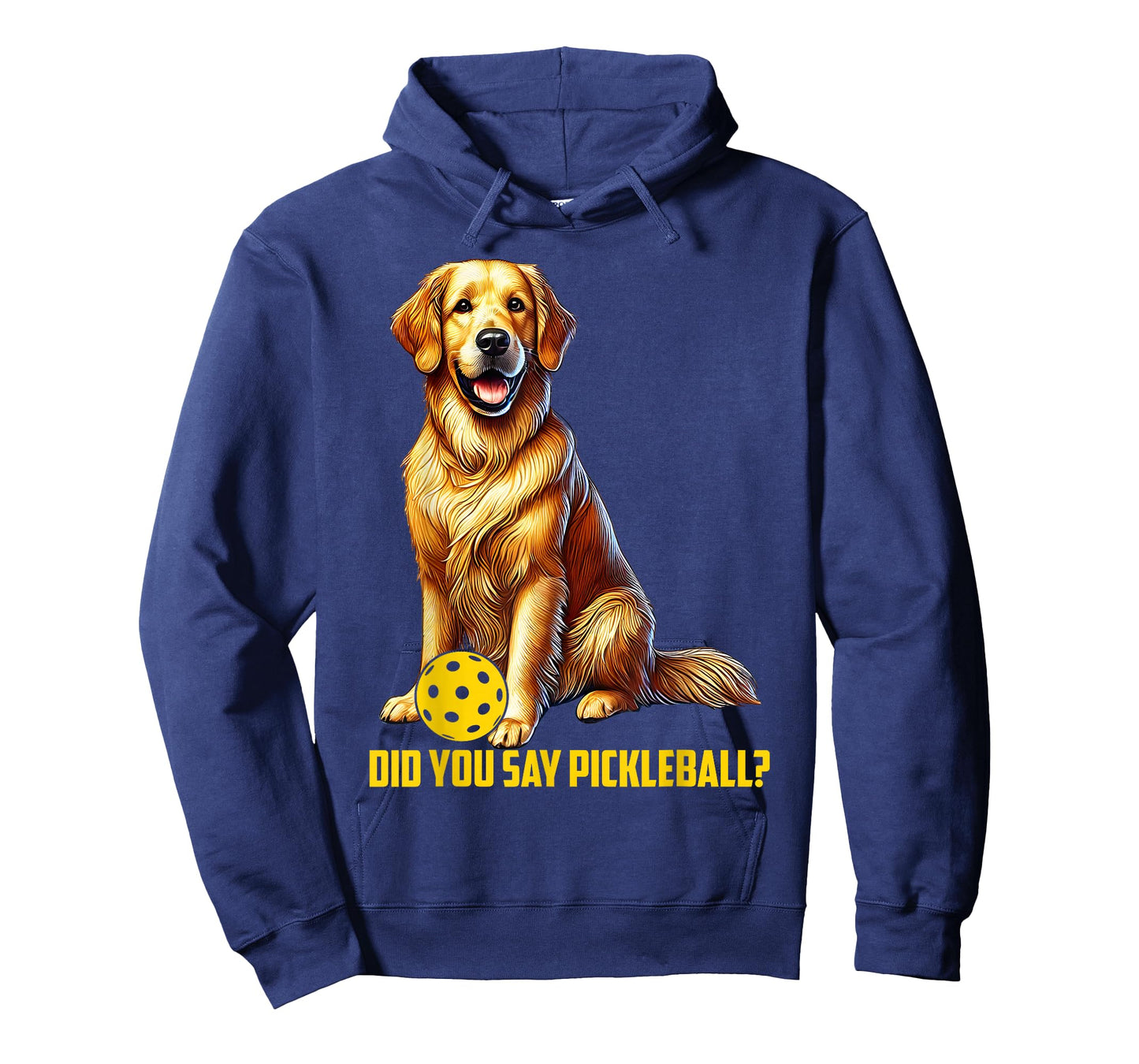 Cute Golden Retriever Pickleball Dog T-Shirt