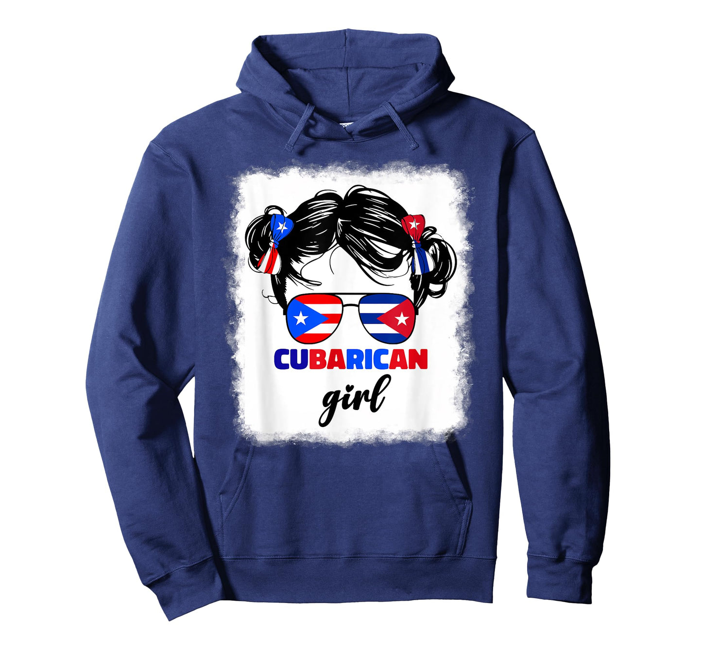 Half Cuban And Puerto Rican Rico Cuba Cubarican Kids Girl T-Shirt