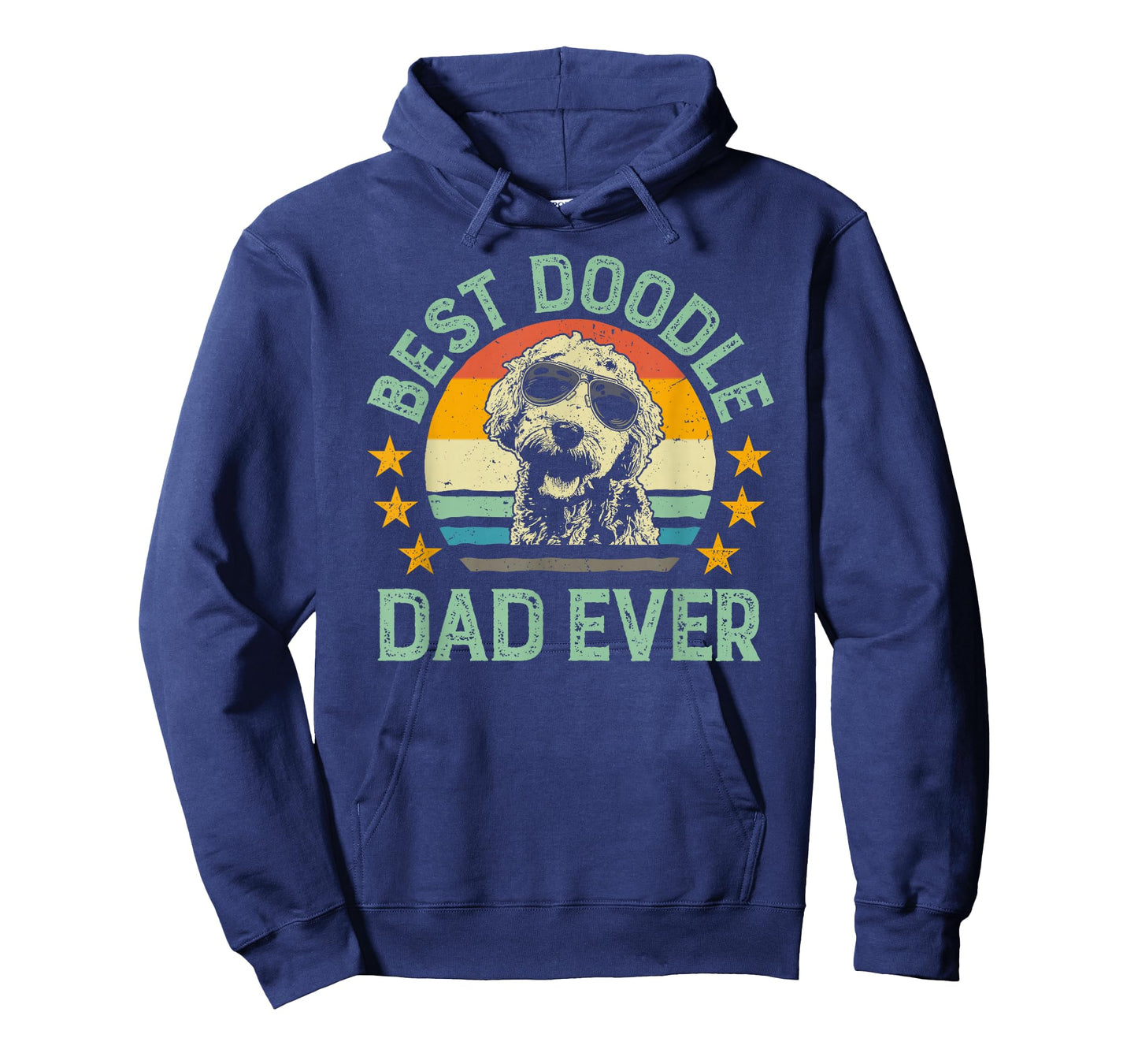 Best Doodle Dad Ever Tshirt Goldendoodle Dad Retro Tee Gift T-Shirt