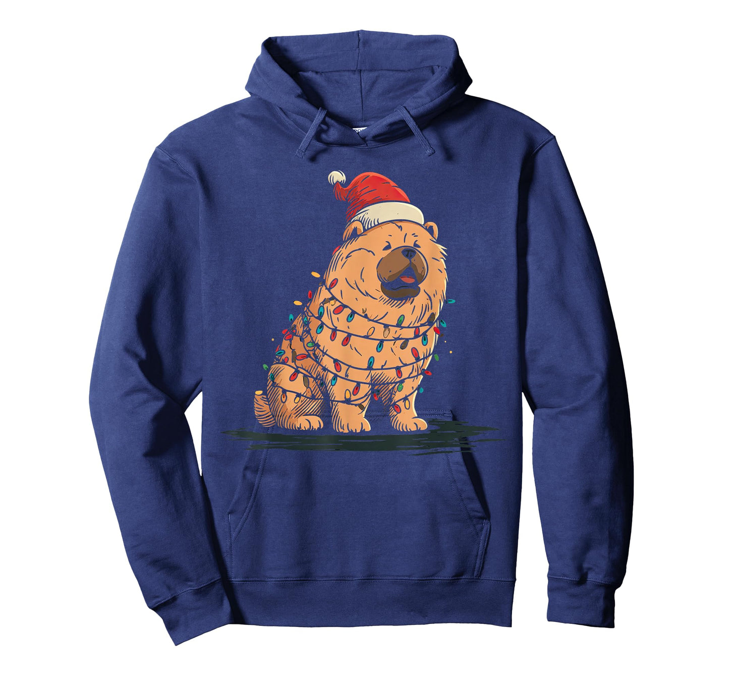 Funny Chow Chow Christmas Graphics Dog Lights Lover T-Shirt