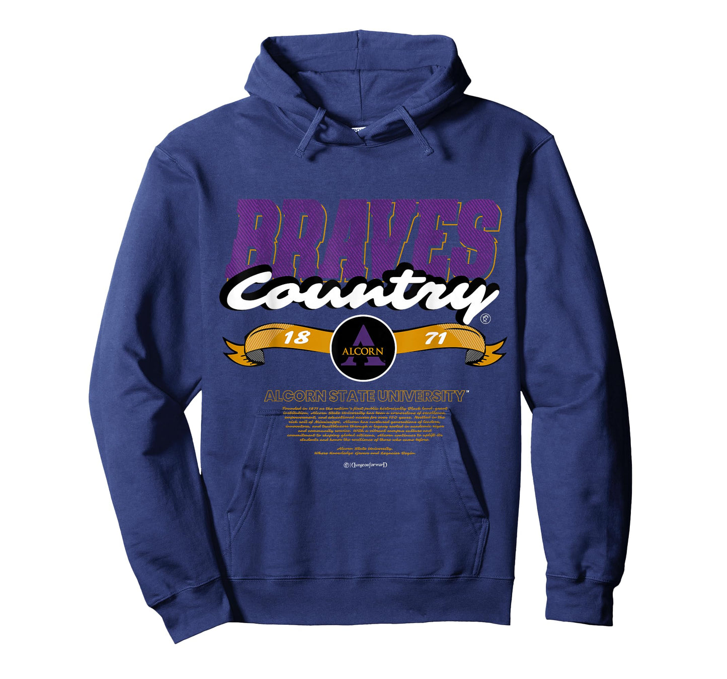 Alcorn State University - Braves Country - ASU HBCU T-Shirt