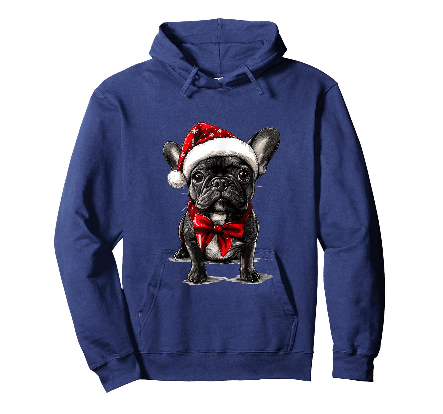 Cute French Bulldog Frenchie Dog Christmas Merry X-mas T-Shirt