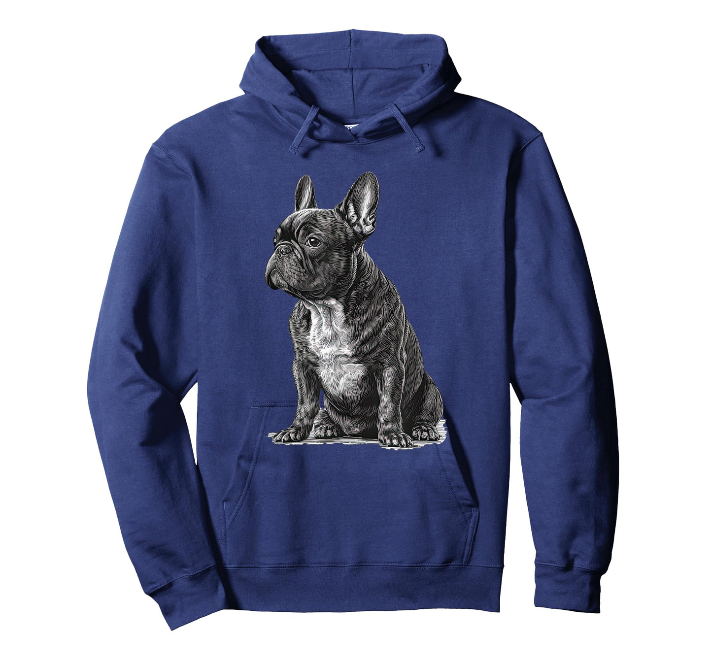Funny French Bulldog Frenchie Black and White T-Shirt
