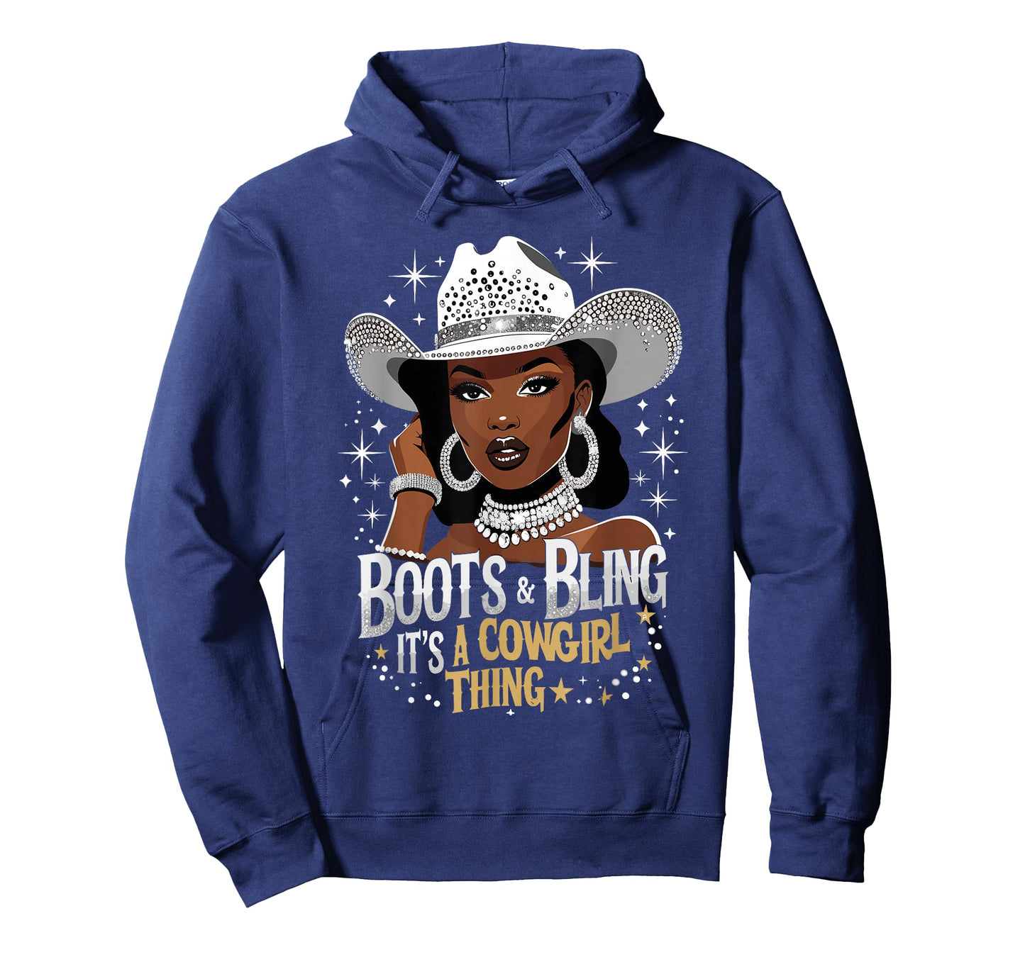 Boots and Bling It's Cowgirl Thing Western Country Melanin T-Shirt