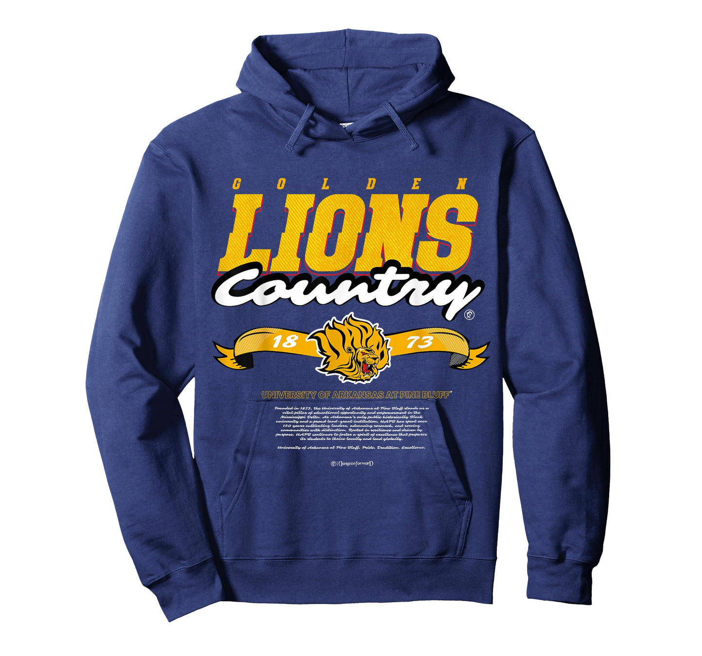 University of Arkansas Pine Bluff UAPB Golden Lions Country T-Shirt