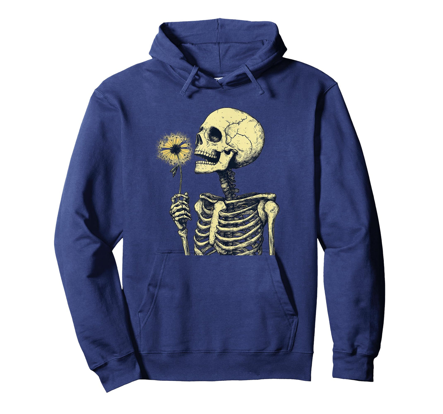 Bones and Blossoms in the Breeze for Skeleton Dandelion T-Shirt