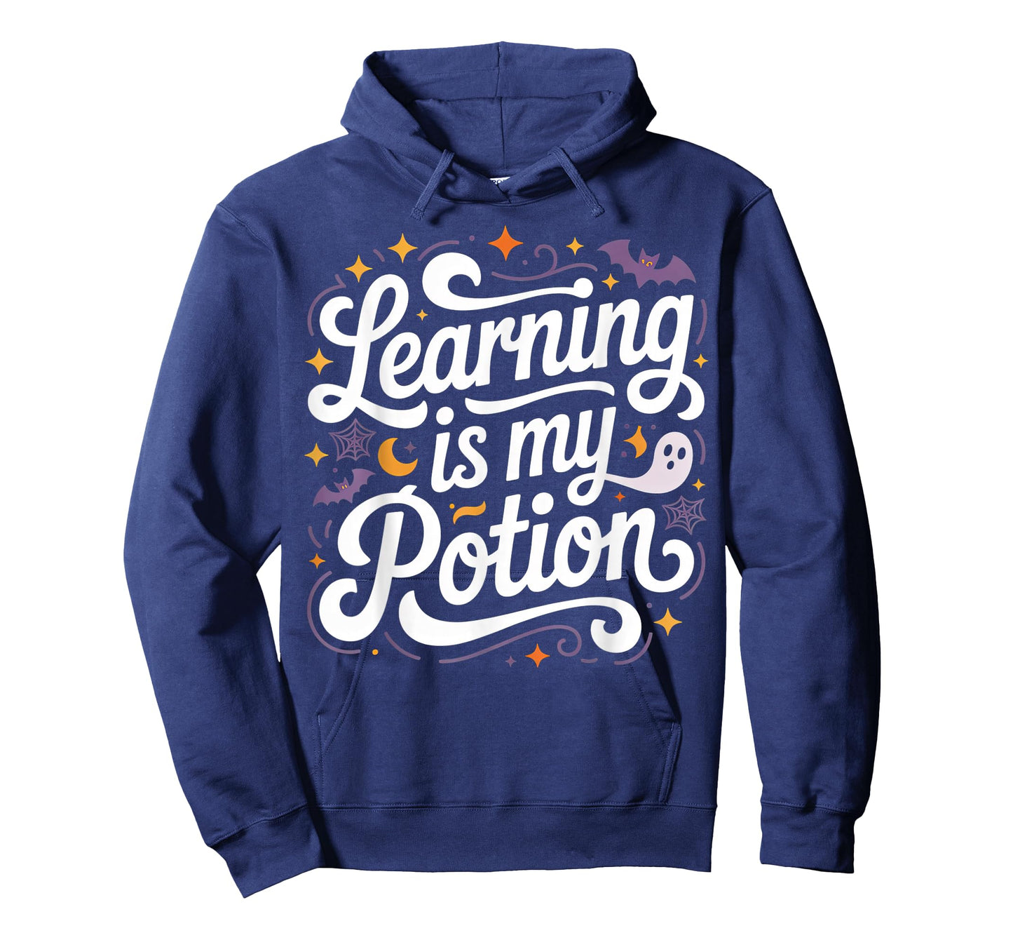 Cute Retro Text Quote Halloween Learning is My Potion T-Shirt