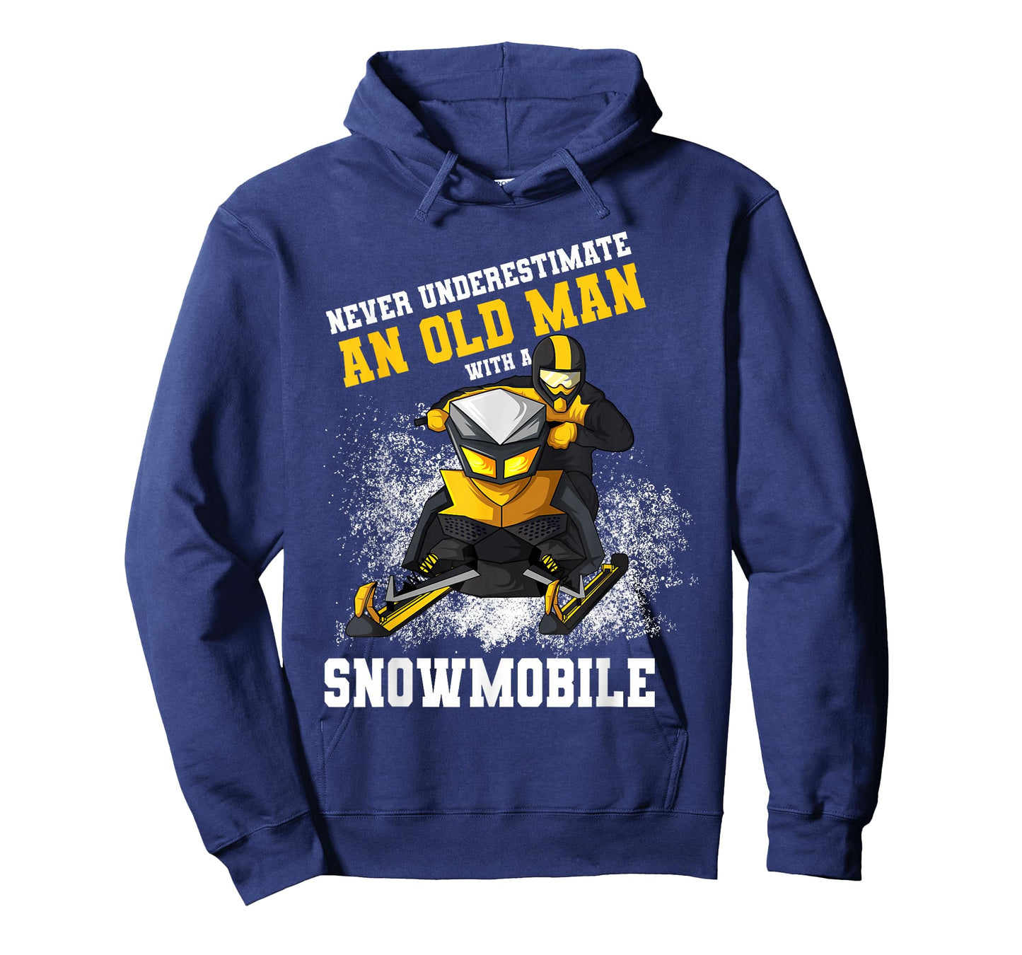 Never Underestimate an Old Man with an Snowmobile Snowcross T-Shirt