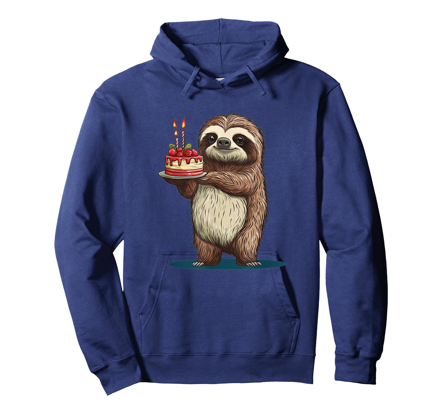 Funny Birthday Cake with Sloth Costume for Boys and Girls T-Shirt
