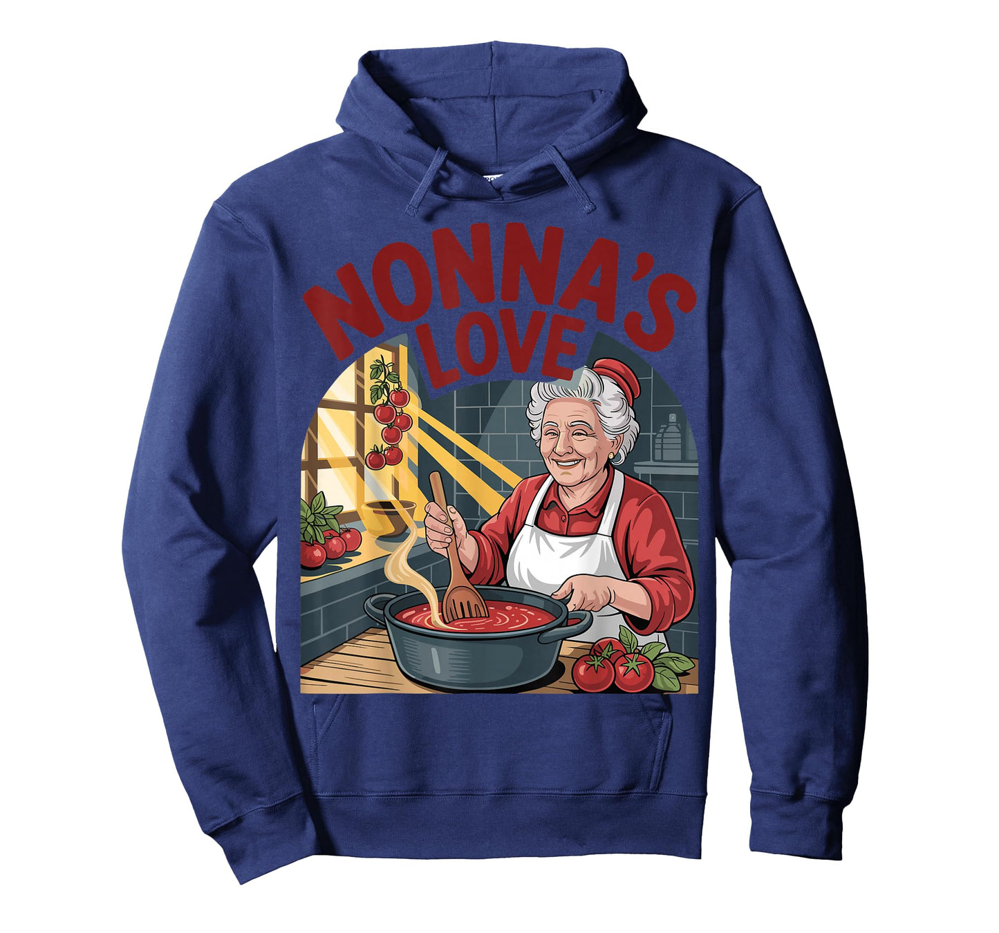 Nonna's Love Cooking Design T-Shirt