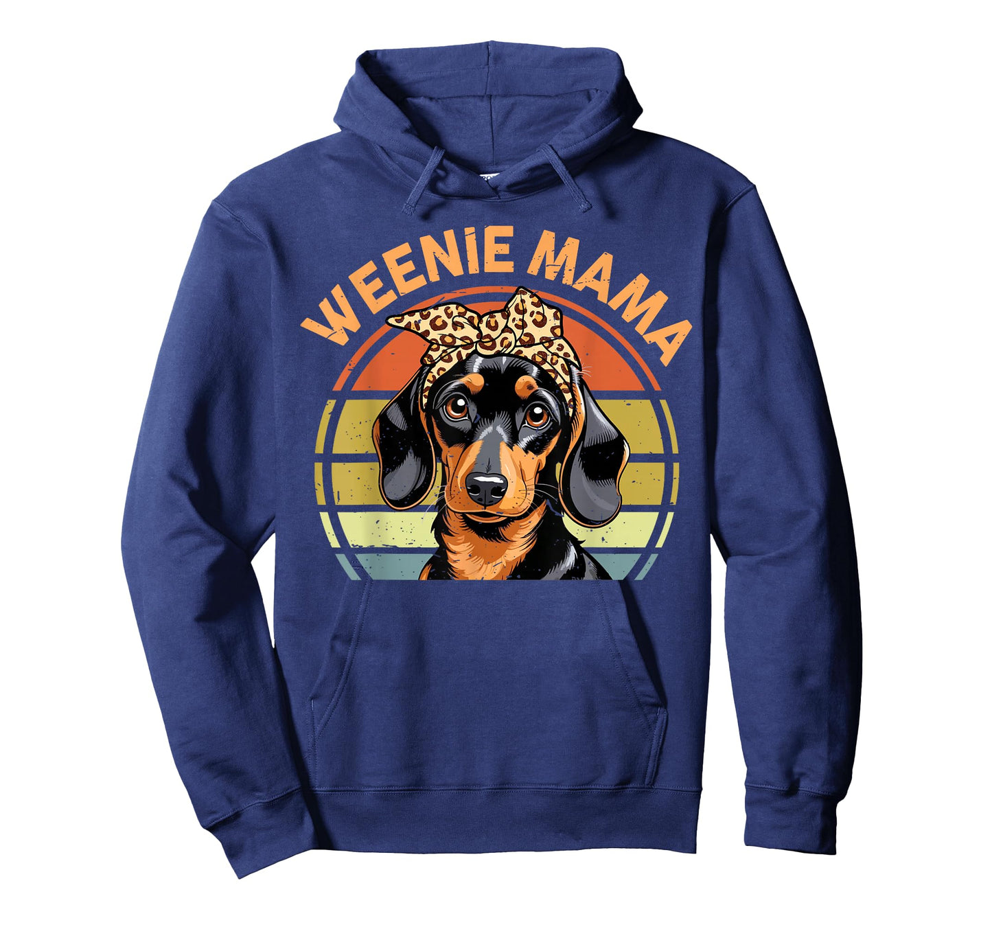 Weenie Mama Wiener Dog Mom Gift Funny Dachshund Women T-Shirt