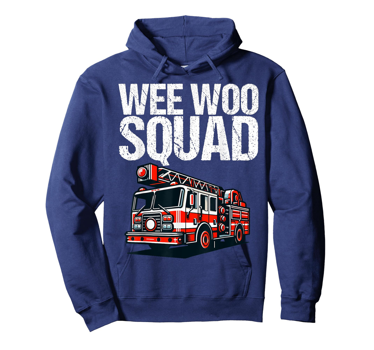 Funny Wee Woo Squad Fire Truck Design for Kids and Adults T-Shirt