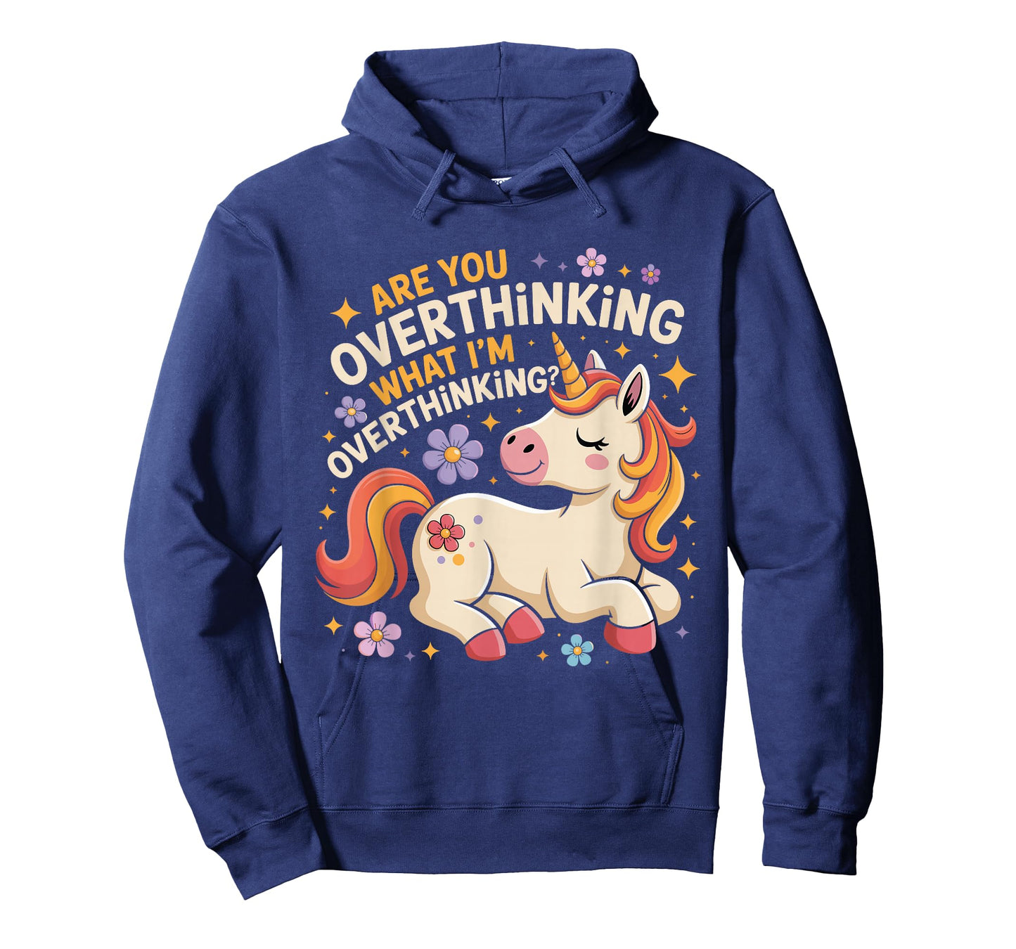 are You Overthinking Unicorn Horse for Thoughtful Minds T-Shirt