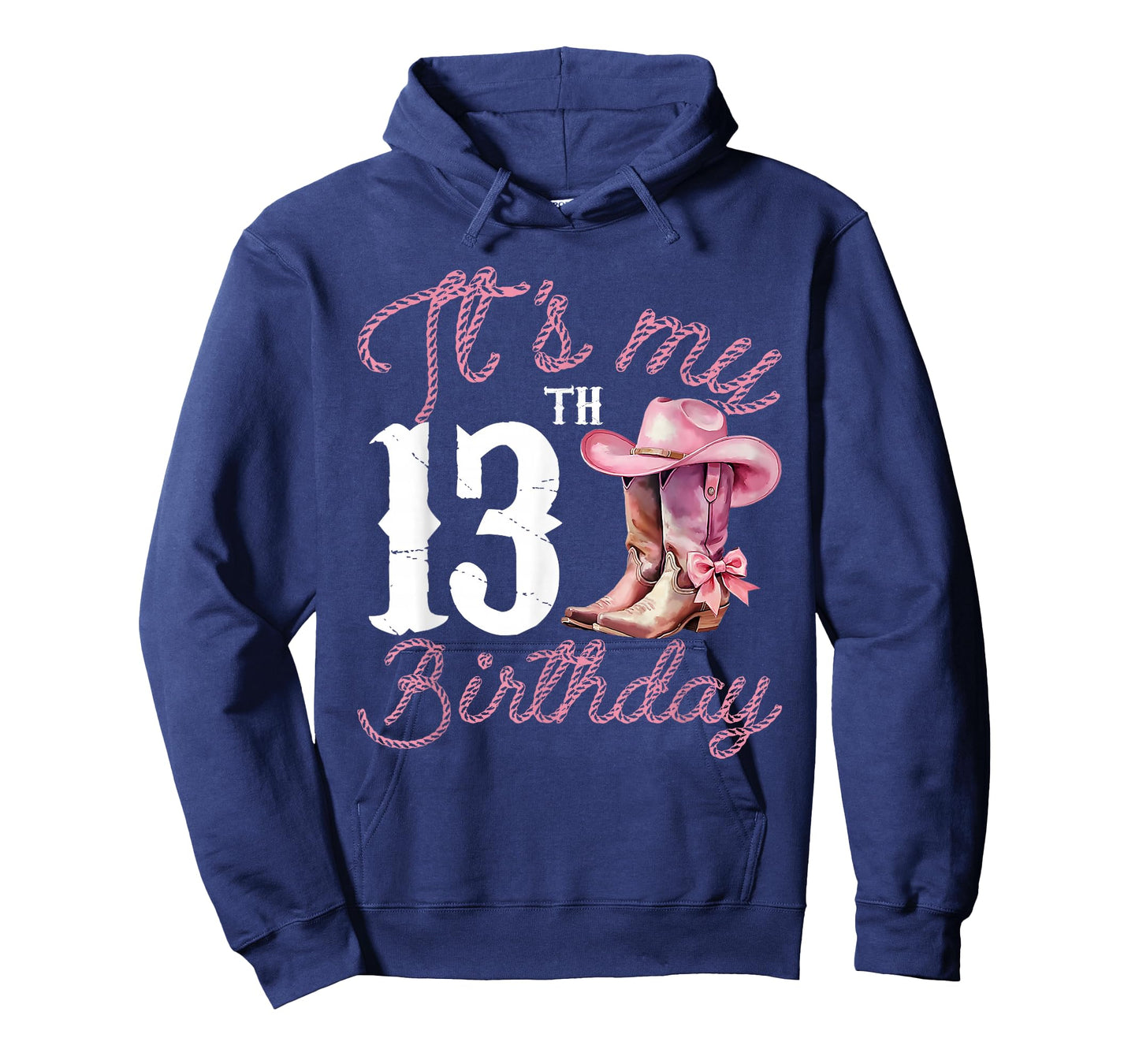 Cowgirl Boot Western Style 13th Birthday Gift For Teen Girls T-Shirt