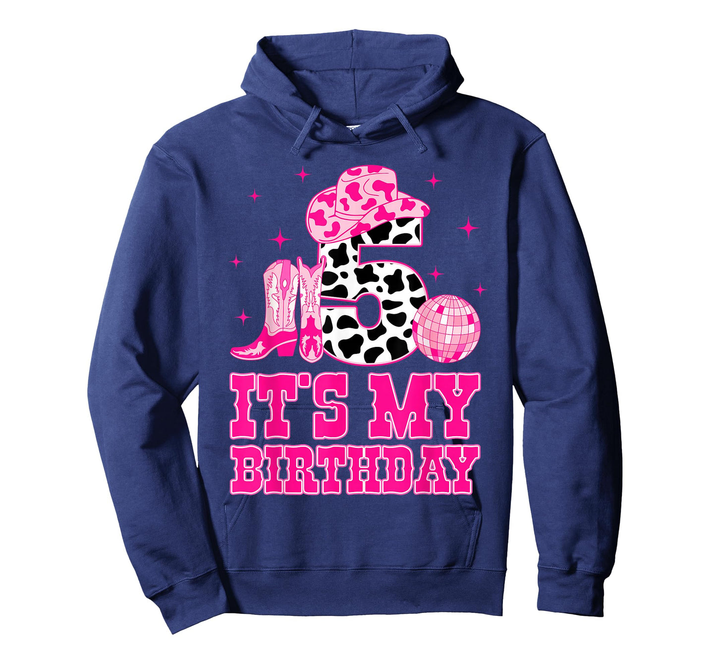 It's My 5th Birthday Cowgirl 5 Years Old Western Kids Girls T-Shirt