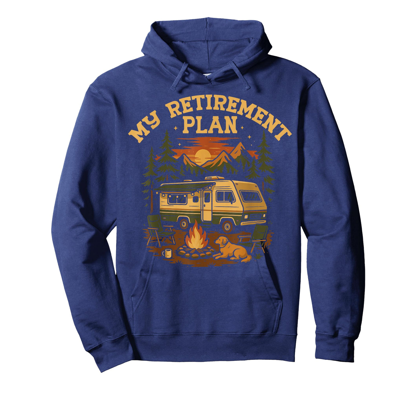 Motorhome Camping Retro My Retirement Plan T-Shirt