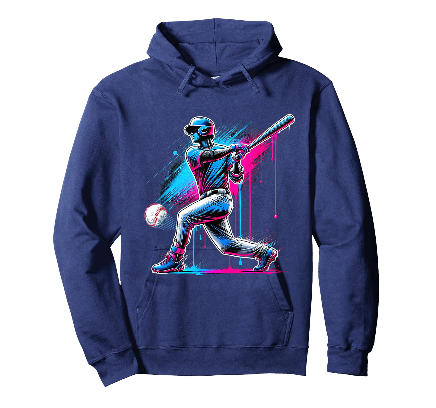 Baseball Home Plate Ice Cream Drip Sprinkles Drip T-Shirt