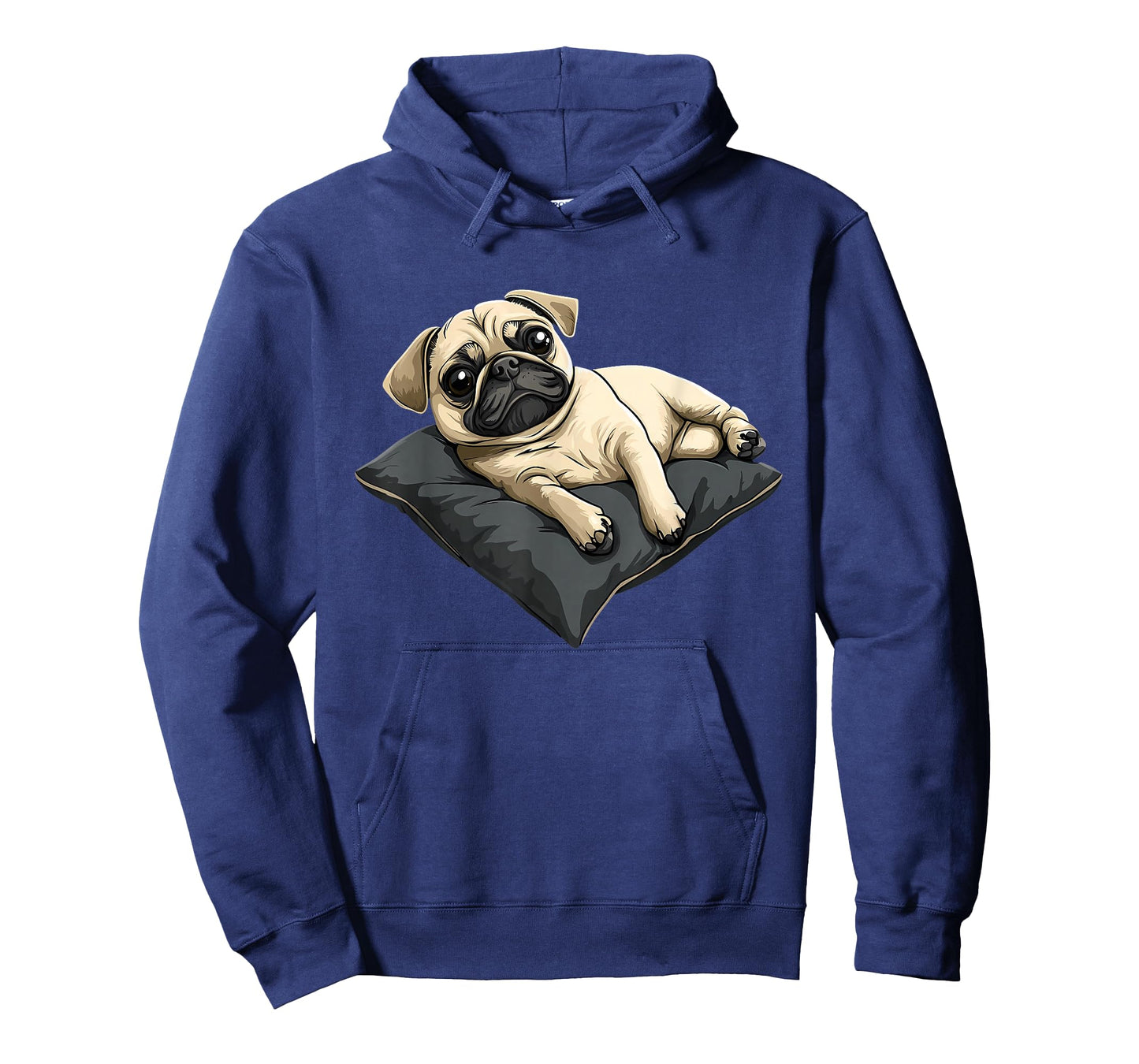 Pug Dog Face Colorful Portrait Animal Cute Pug Lover T-Shirt