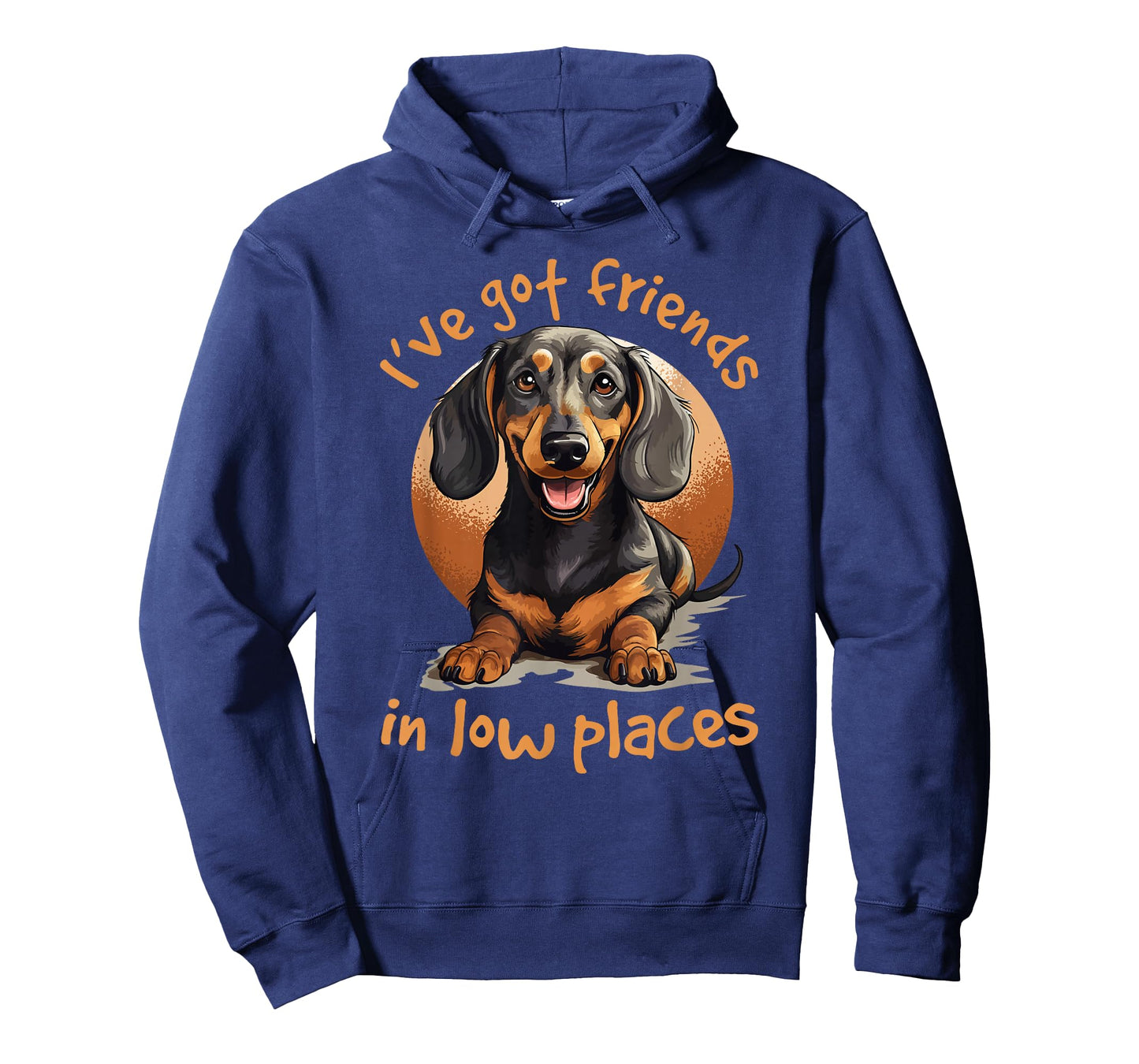 Dachshund wiener sausage dog I've Got Friends In Low Places T-Shirt