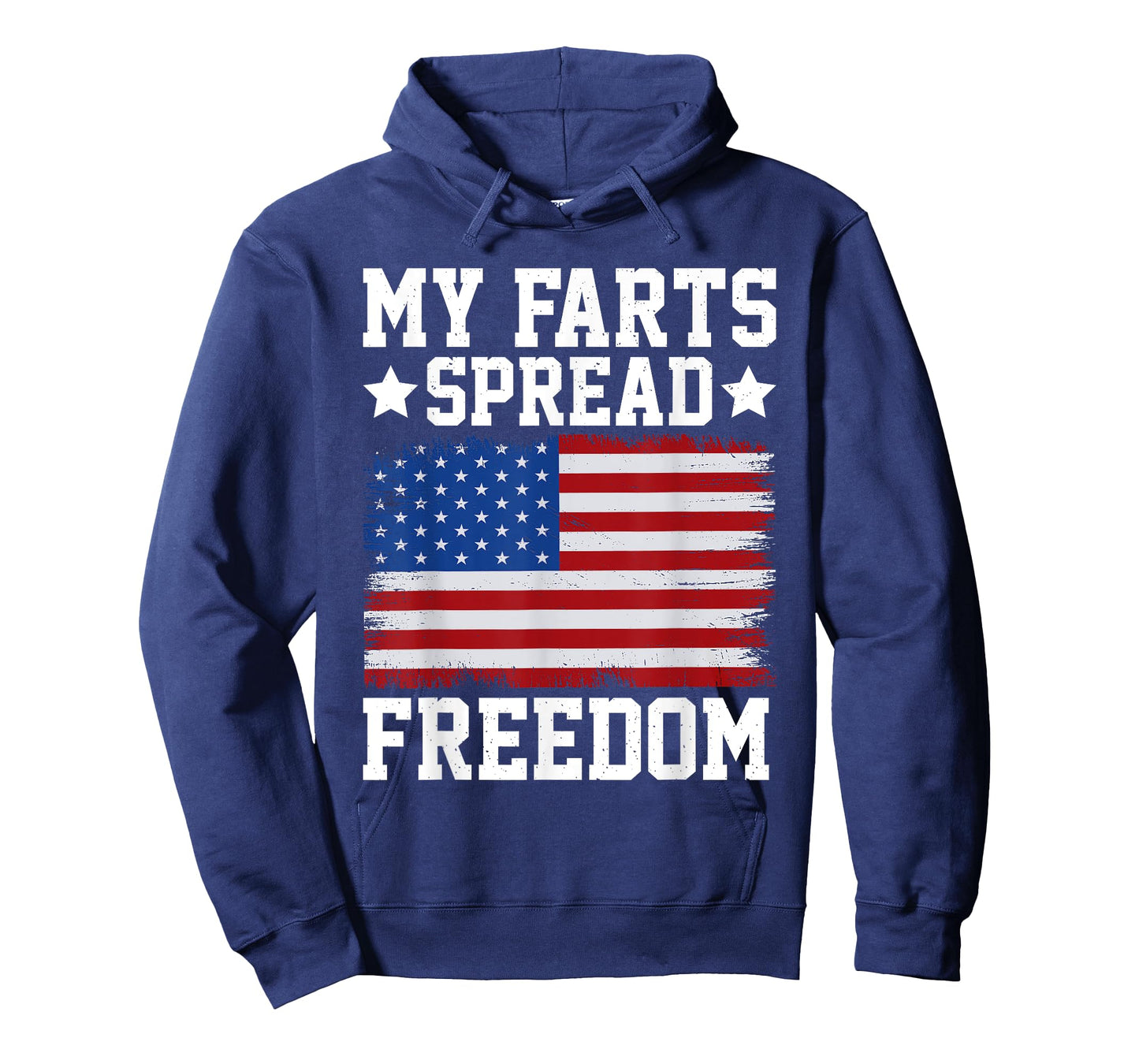 My Farts Spread Freedom Redneck Country Joke USA Flag Humour T-Shirt for Women Kids Men