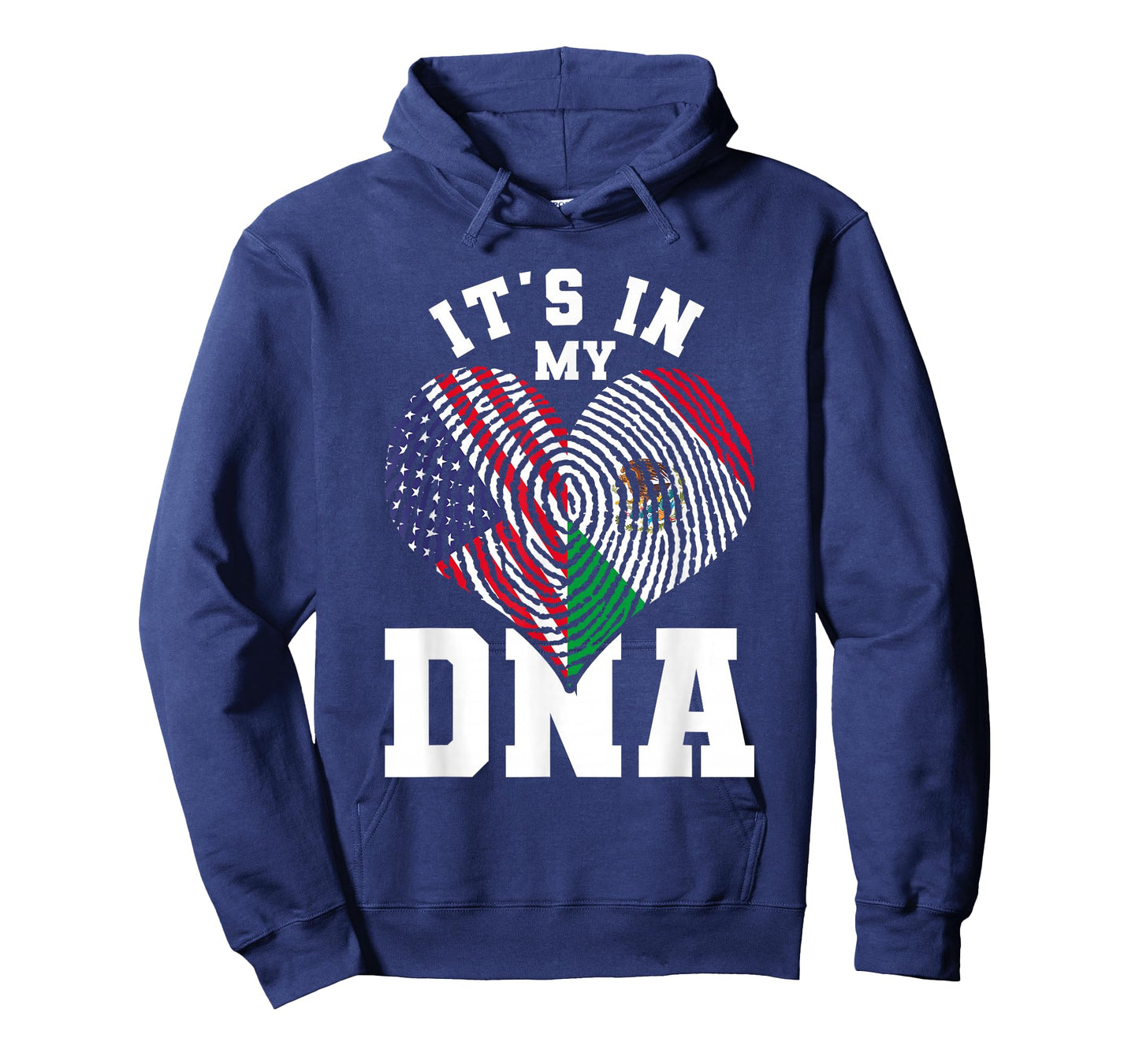 Its In My DNA US Flag Mexican Flag Mexico T-Shirt