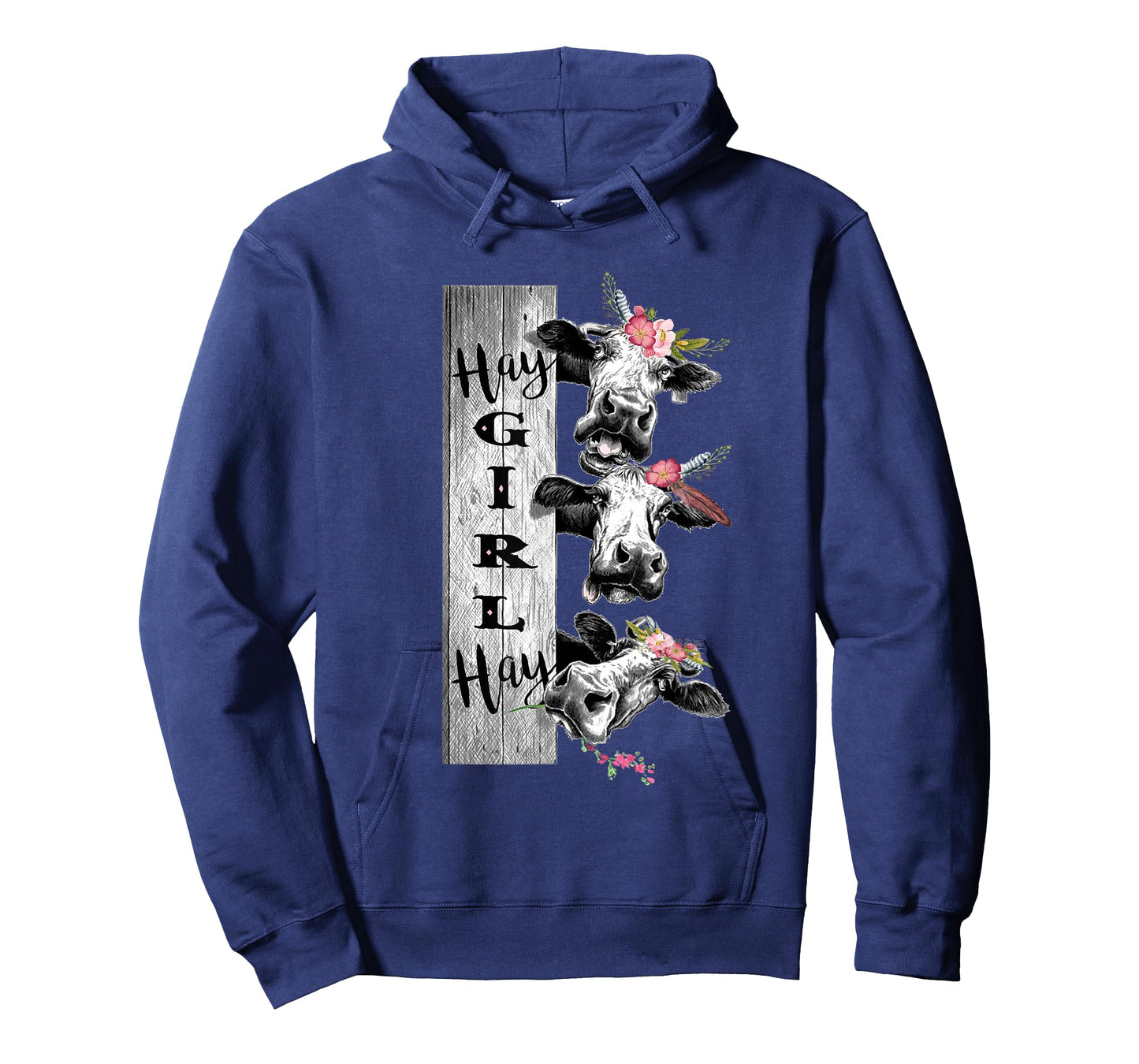 Heifer Hay Girl Hay Crazy Cow With Boho Flowers Shirt T-Shirt