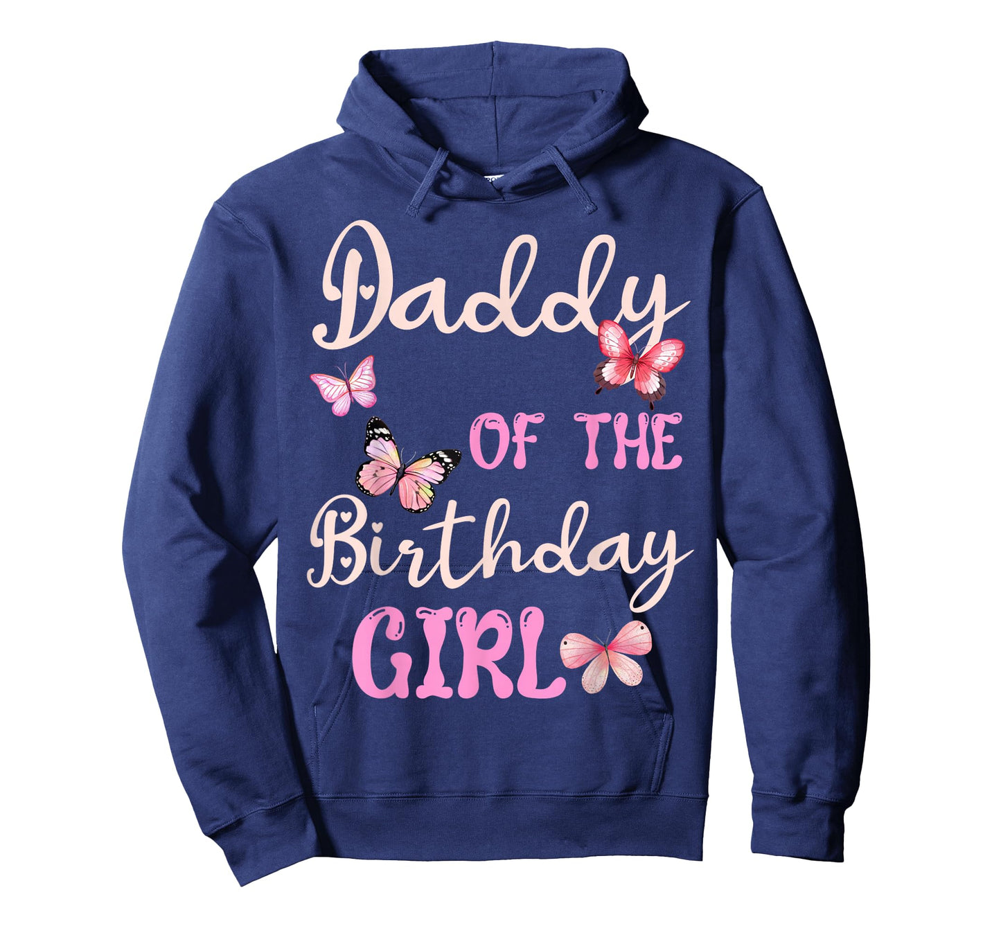 Daddy of The Birthday Girl Butterfly Garden Party Family T-Shirt