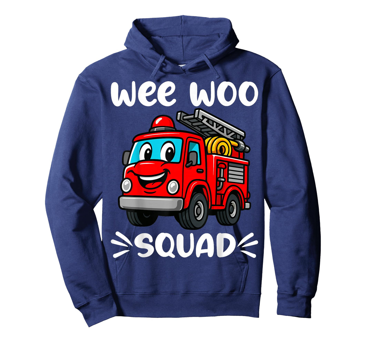 Wee Woo Squad Firefighter Funny Kids Men Women Truck Design T-Shirt
