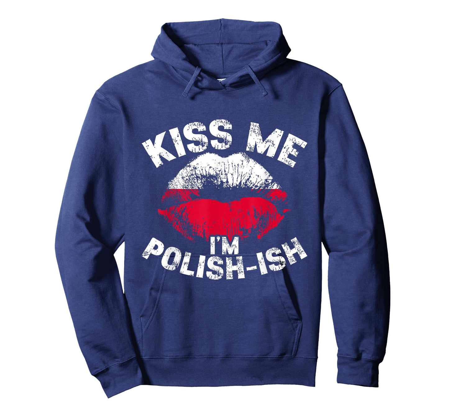 Kiss Me I'm Polish-ish Poland Flag Lips Poland Pride T-Shirt