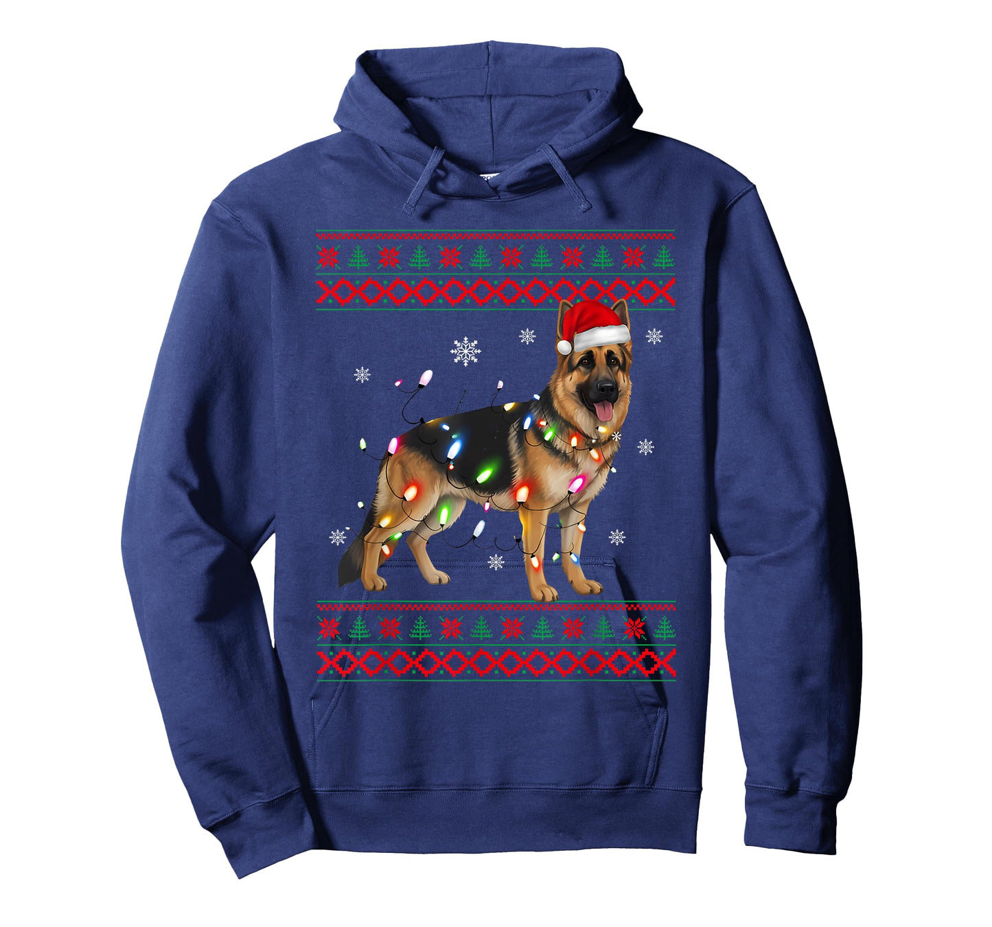 German Shepherd Christmas Sweater German Shepherd Ugly Xmas T-Shirt