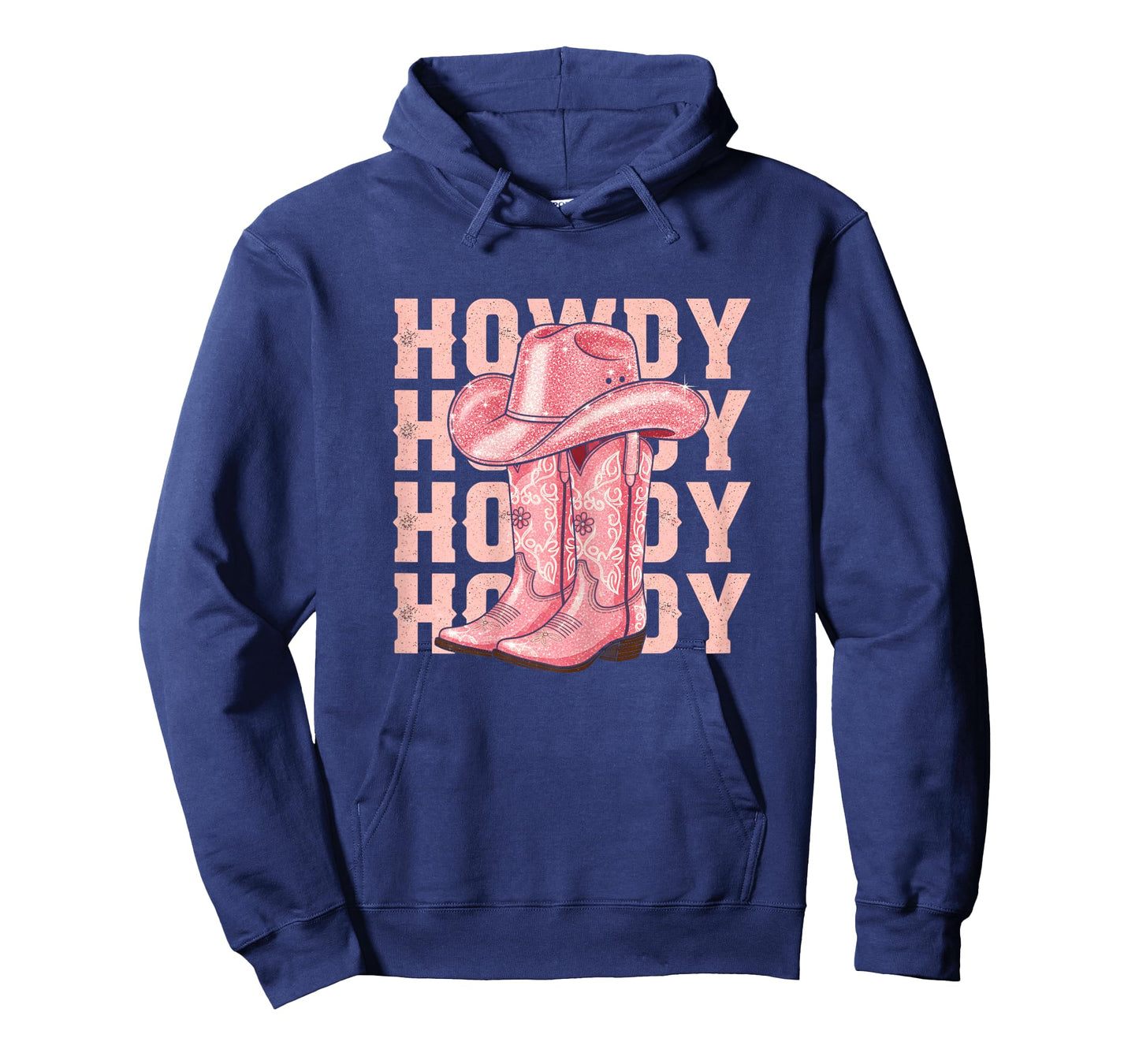 Howdy Southern Western Girl Hat Country Rodeo Pink Cowgirl T-Shirt