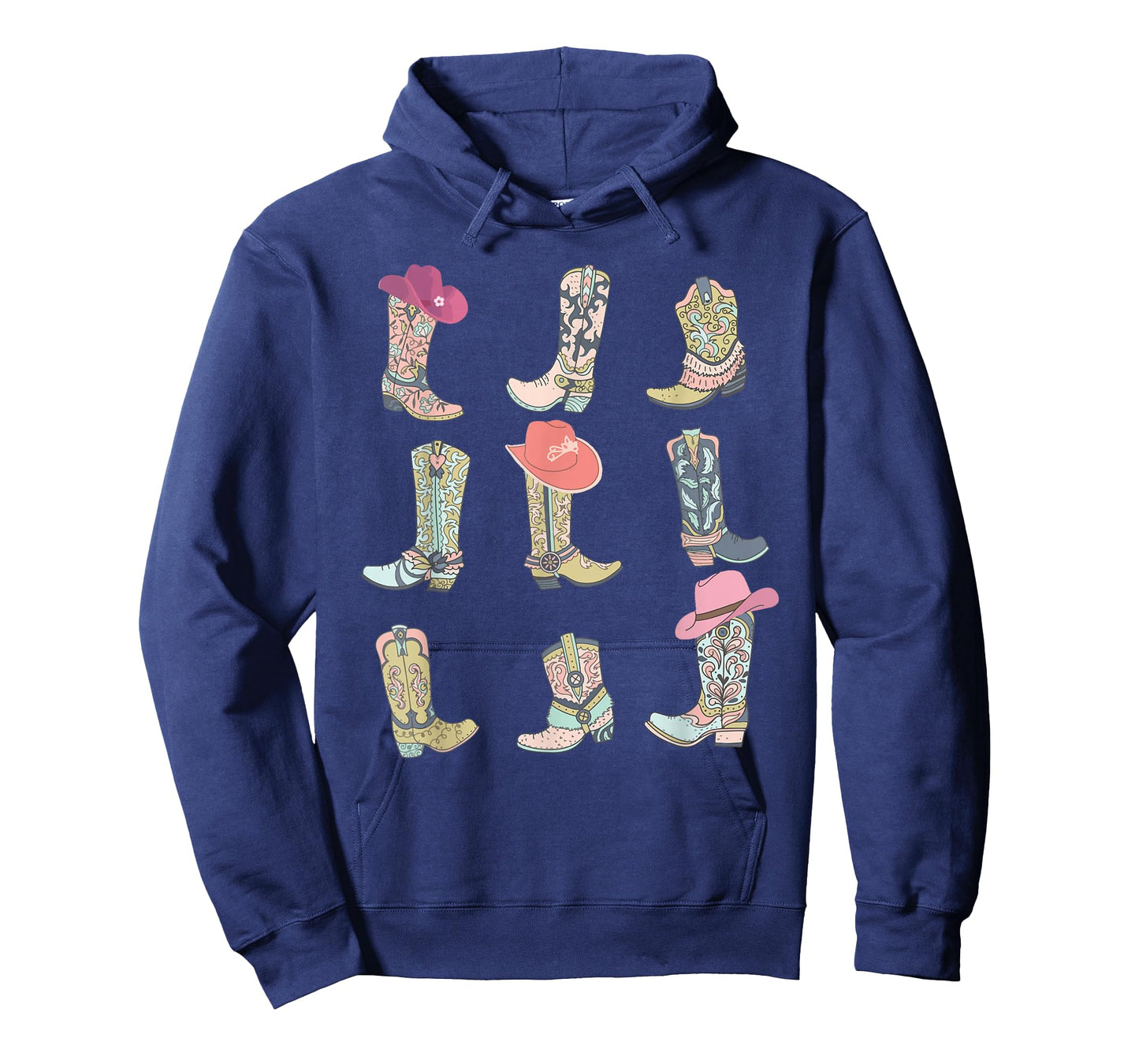 Cowgirl Boots Let's Go Girls Howdy Western Cowgirl Cowboy T-Shirt