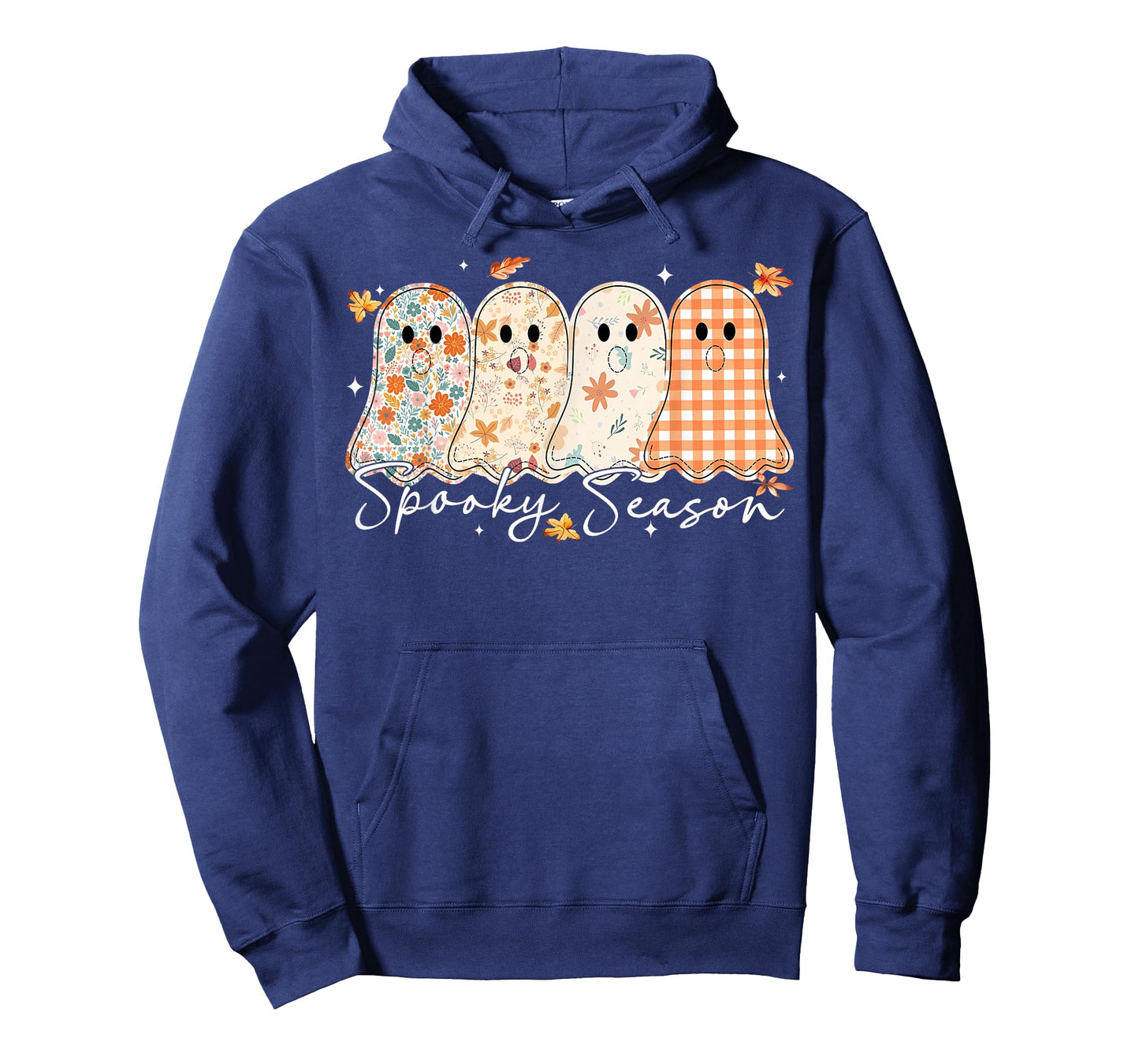 Tis The Season Floral Ghost Fall Pumpkin Halloween Autumn T-Shirt