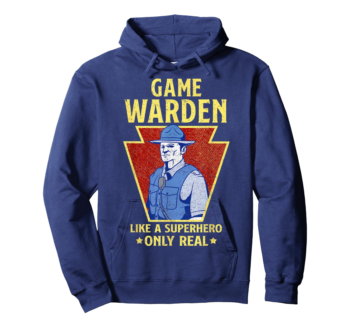 Game Warden Gifts Game Warden Like a Superhero only Real T-Shirt