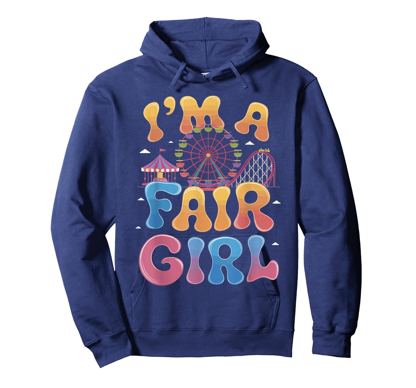 I'm A Fair Girl Carousel Rides Country Fair Carnival Fair T-Shirt