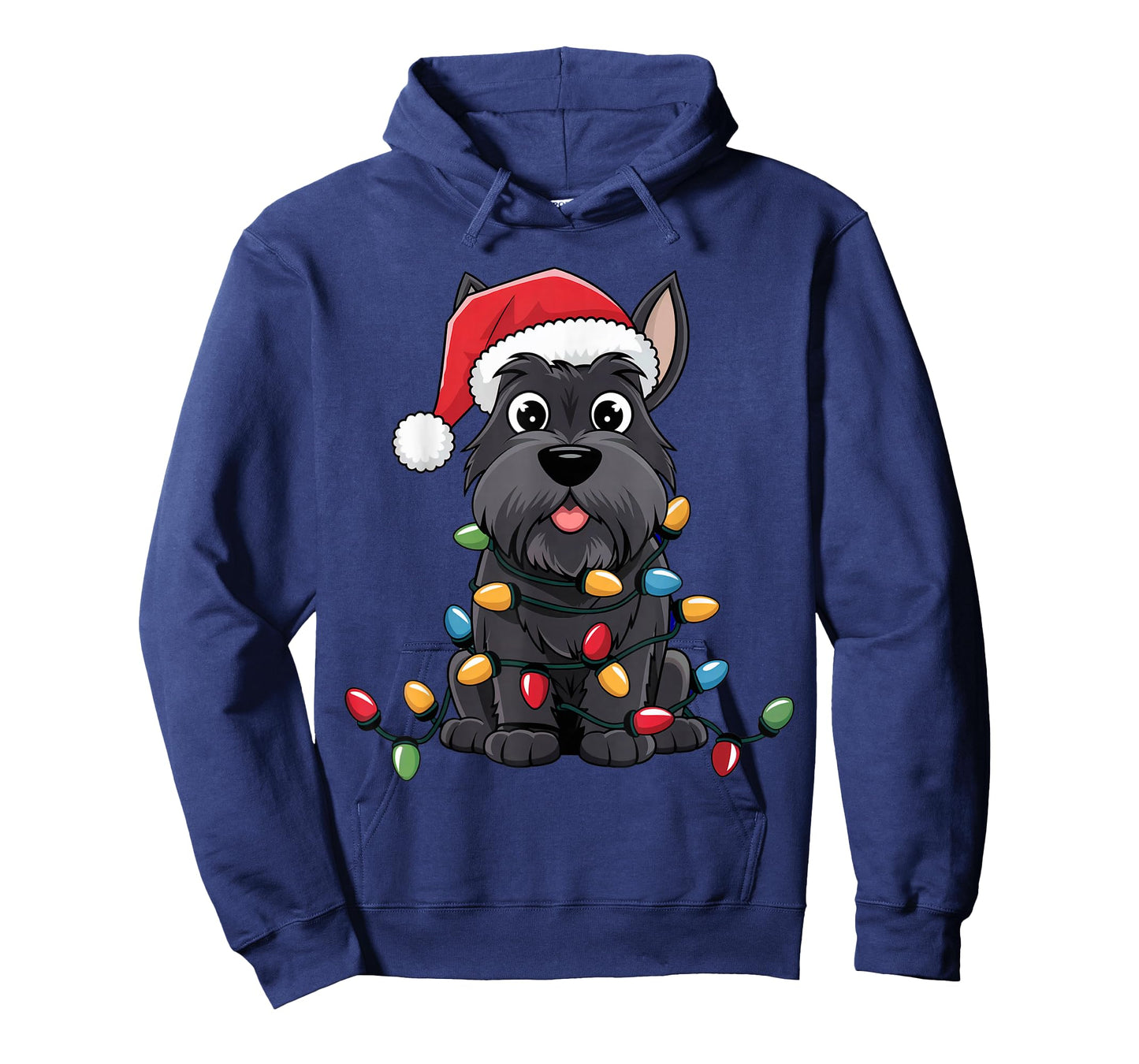 Scottish Terrier Christmas Lights Xmas Dogs Gifts Men Women T-Shirt