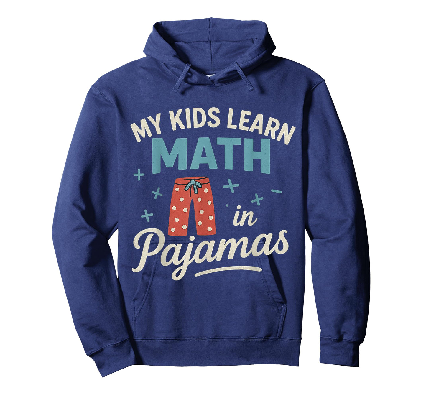 Homeschool Mom Math Pajamas Teaching Proud Mama Funny T-Shirt