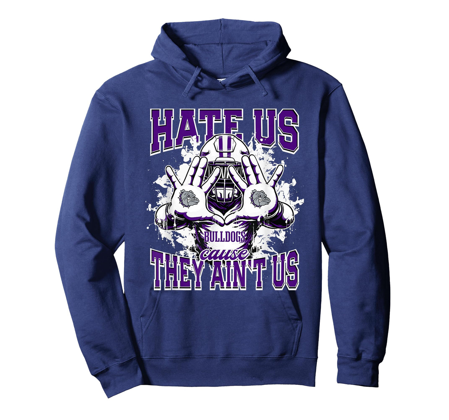 Brownsburg Bulldogs Logo Hate Us Cause They Ain't HS T-Shirt