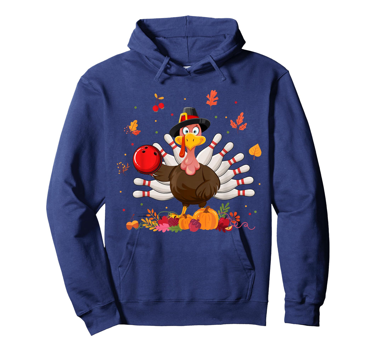 Happy Thanksgiving Turkey Bowling Lover Fall Turkey Autumn T-Shirt