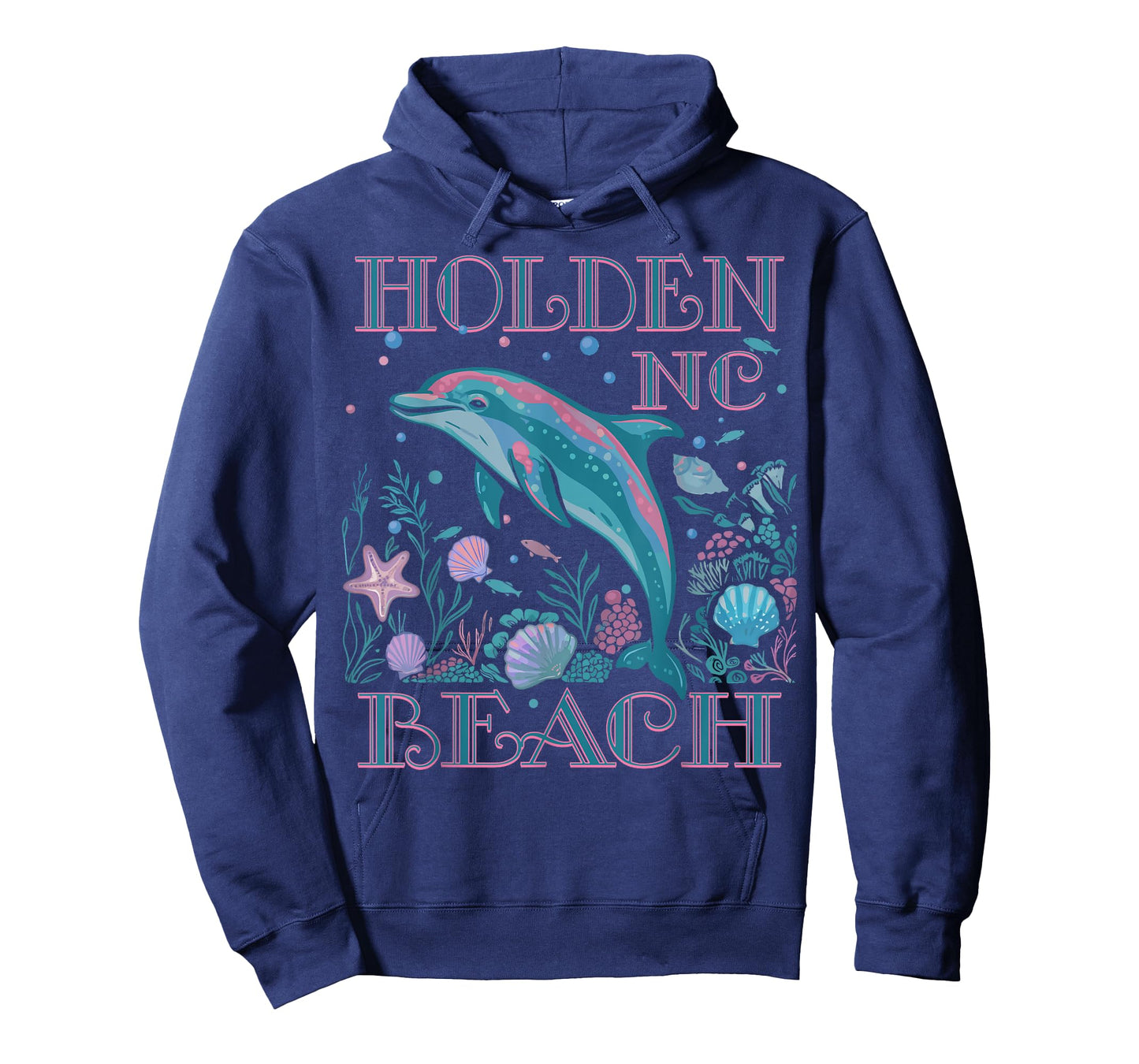 HOLDEN BEACH NC DOLPHIN LOVER COLORFUL BEACH SOUVENIR T-Shirt