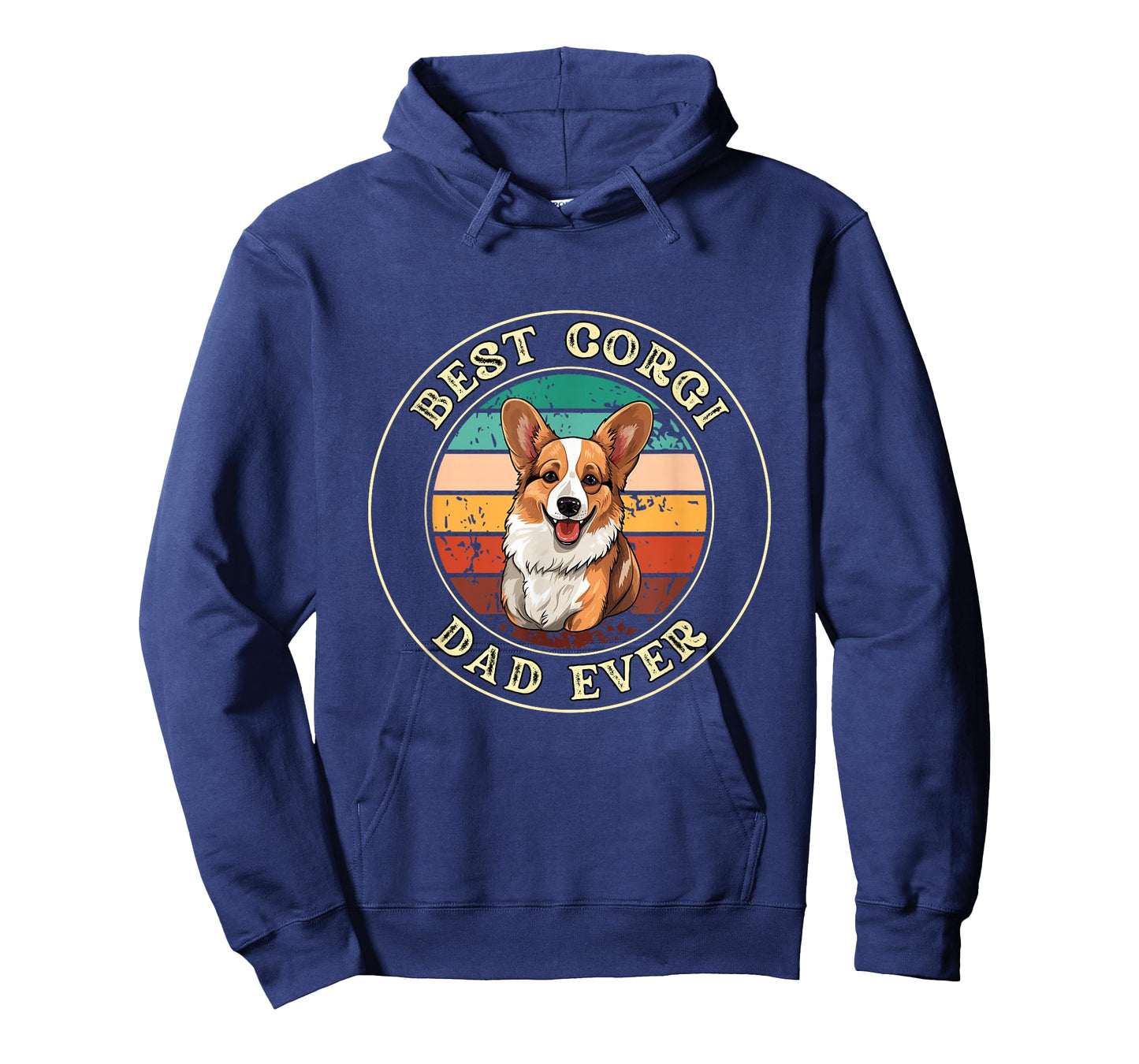 Funny Corgi Dad Gift Idea for Men T-Shirt