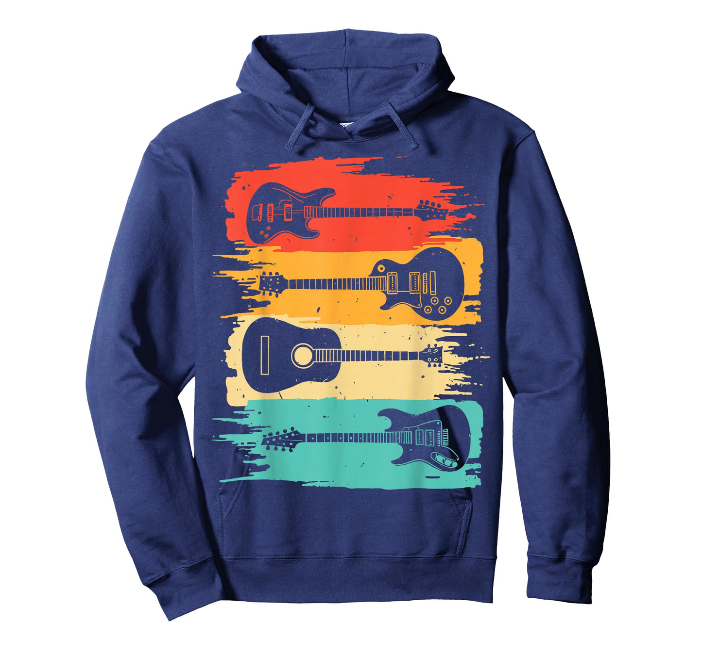 Vintage Guitar for Men Women Music Band Guitarist T-Shirt
