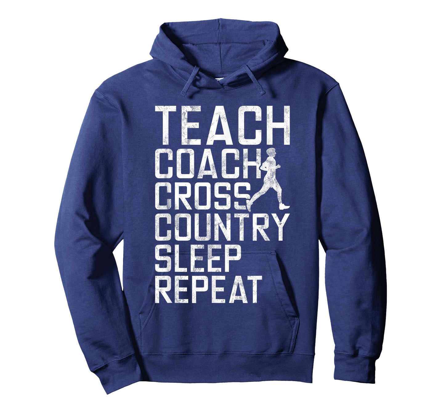 Teach Coach Cross Country Sleep Repeat Gifts XC Running Men T-Shirt
