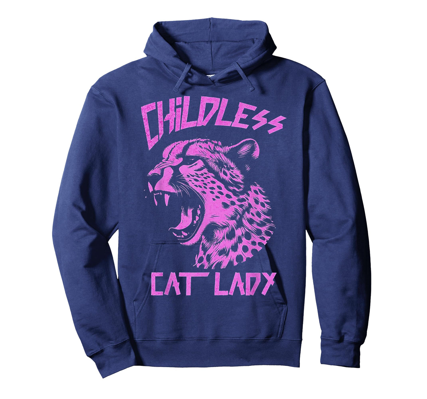 Leopard Childless Cat Lady T-Shirt