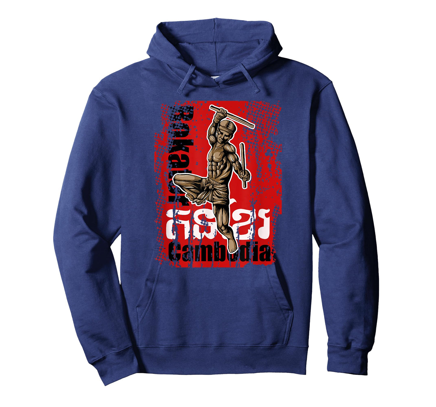 Cambodia Cambodian Proud Khmer Flag Bokator Material Arts T-Shirt