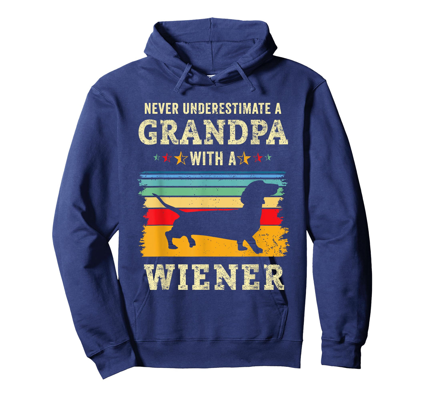 Funny Wiener Dog Grandpa Humor Dachshund Grandfather Doxie T-Shirt